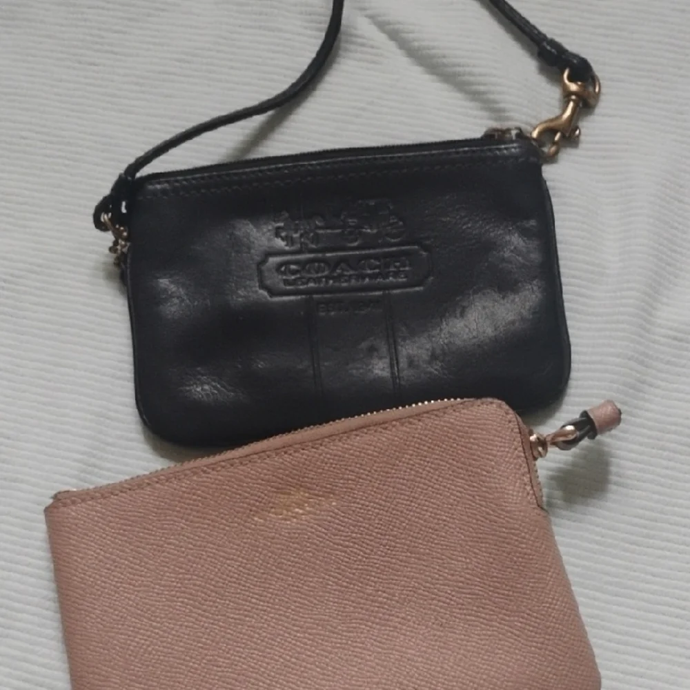 Coach Leather Wristlet Set Of 2 - Picture 4 of 8
